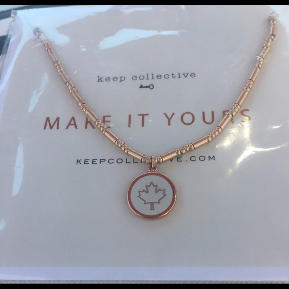KEEP Collective Jewelry - Keep Collective Pulley Bracelet with Maple Leaf KEEP Collective Jewelry - Keep Collective Pulley Bracelet with Maple Leaf